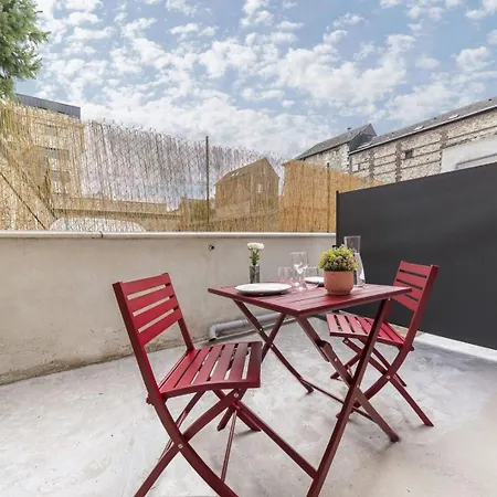 Le Cocon Rouennais - Terrasse - Climatisation - Gare شقة *
